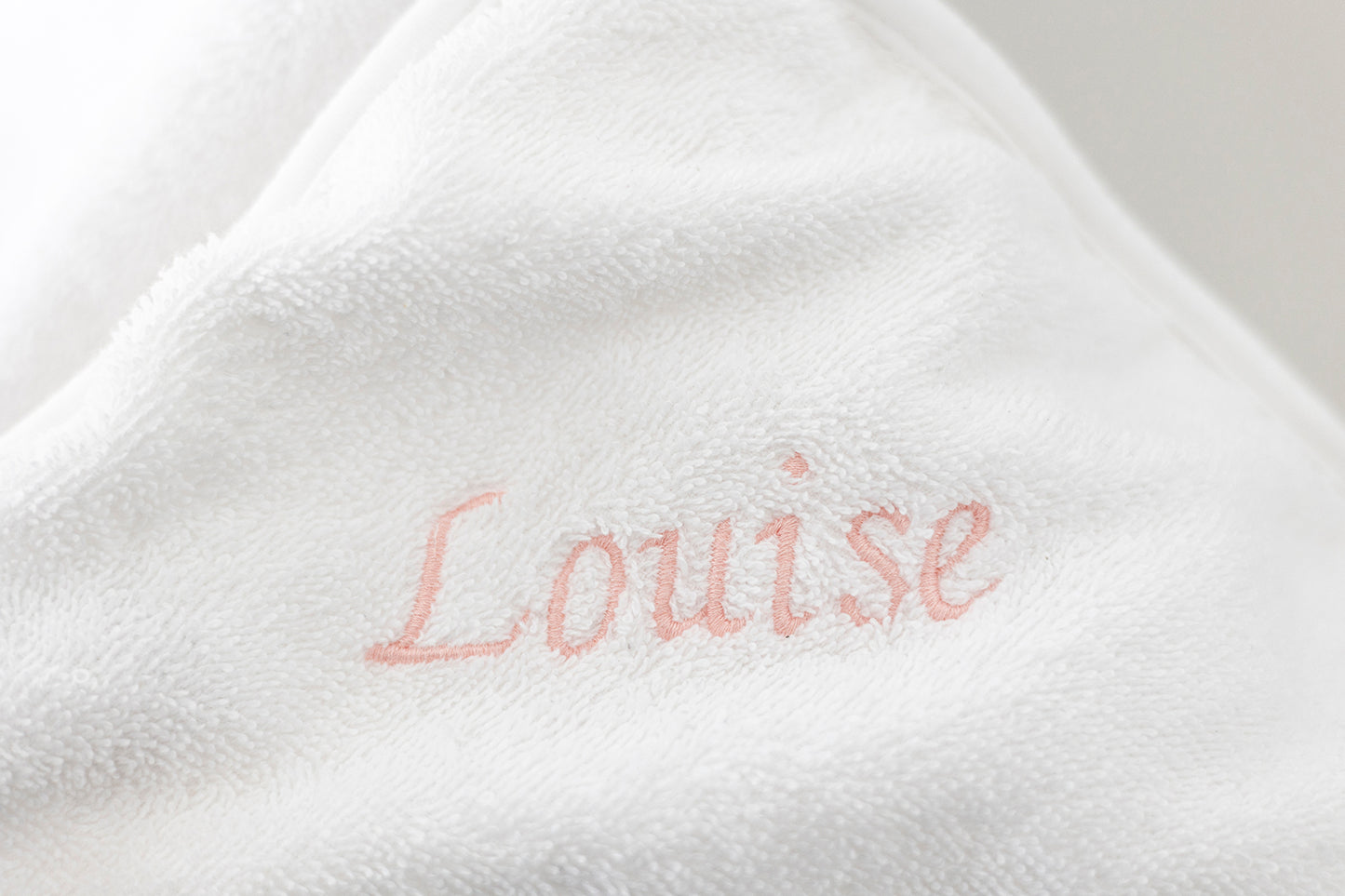 Baby handdoek met capuchon – gepersonaliseerd met naam