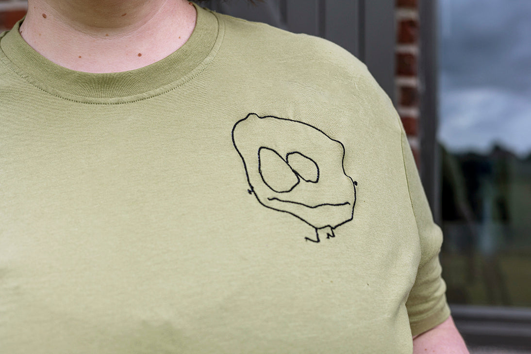 T-shirt met Kindertekening