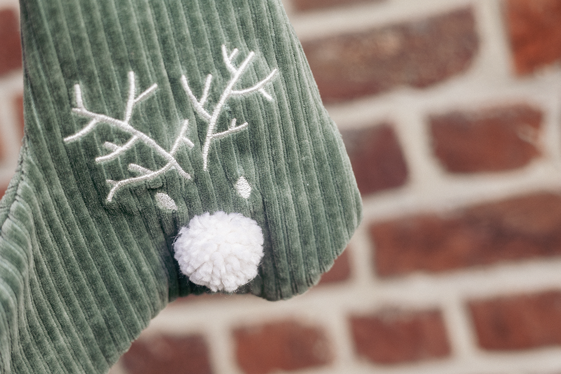 Kerstsok Rendier Groot - Gepersonaliseerd