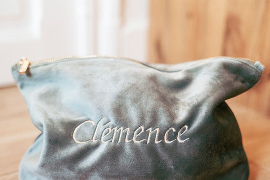 Gepersonaliseerd Velvet Accessoire Tasje