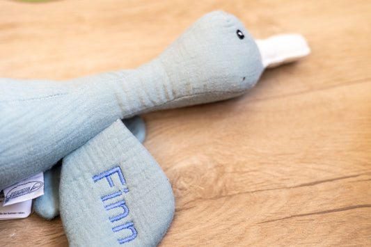 Gepersonaliseerde knuffel eend