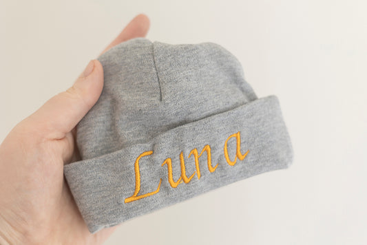 Gepersonaliseerd babymutsje